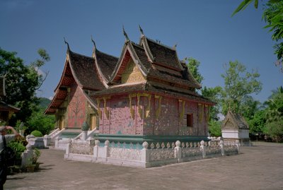 Sim principal, ou pagode, 1560 de School Laotian