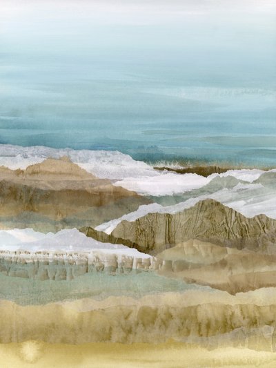 Camadas abstratas de montanhas de Lara Eckerman