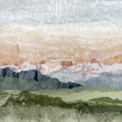 Serenidade das montanhas em camadas de Lara Eckerman