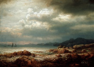 Paisagem costeira de Lars Hertervig