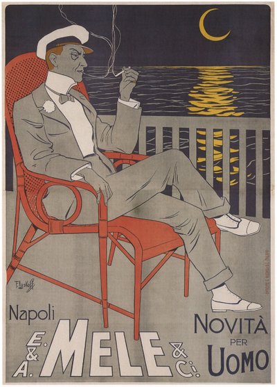 E. & A. Mele Ci., Nápoles. O novo homem, 1900 de Laskowski