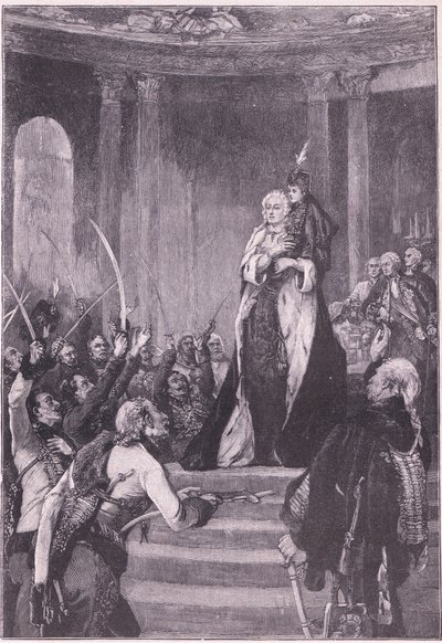 Maria Theresa e o parlamento húngaro de Laslett John Pott
