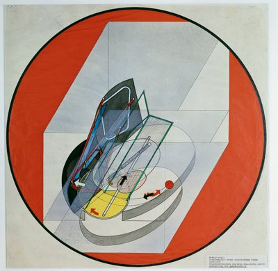 Adereço de luz de um palco elétrico de Laszlo Moholy-Nagy
