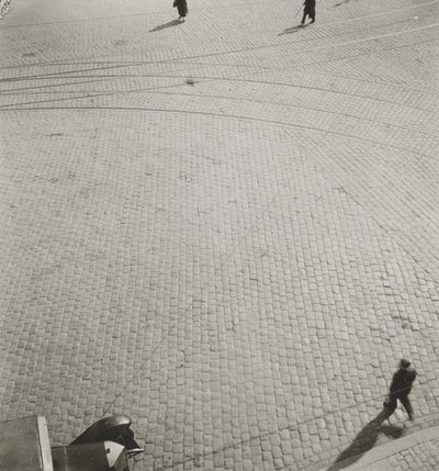 Sem título, c.1920 (impressão de contato de prata gelatina) de Laszlo Moholy Nagy