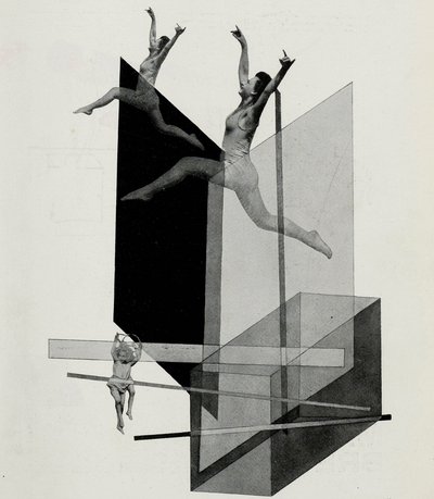 Variedade mecânica humana. Do palco da Bauhaus O palco da Bauhaus, 1925. de Laszlo Moholy Nagy