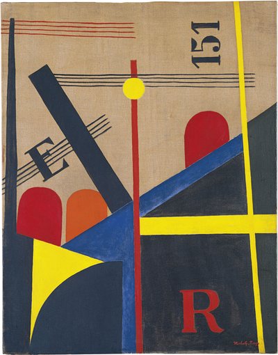 Pintura Ferroviária Grande, 1920 de Laszlo Moholy Nagy