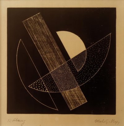 Sem título (Composição construtivista) de Laszlo Moholy Nagy