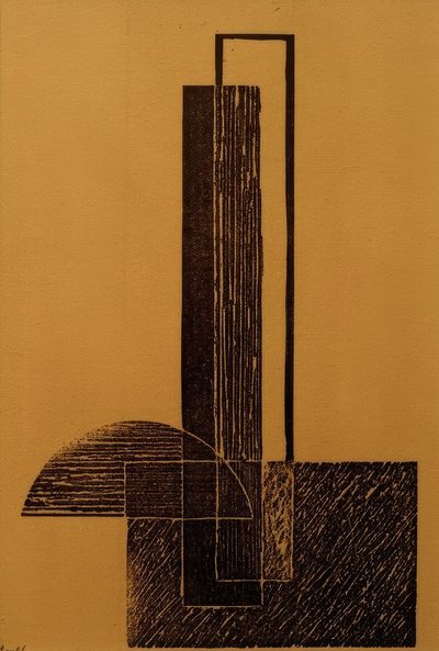 Sem título (Composição construtivista) de Laszlo Moholy Nagy