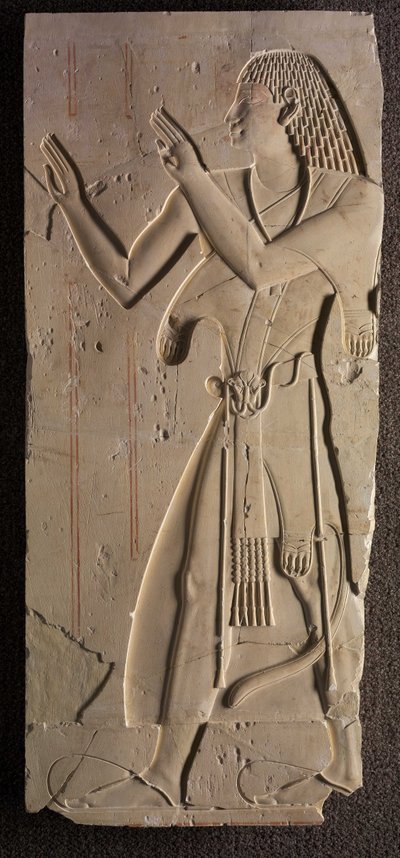 Mentuemhat em Vestido Eclesiástico, c.667-647 aC de Late Period Egyptian