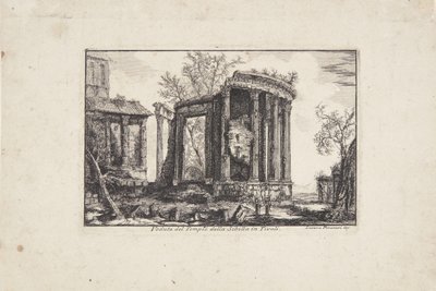 Templo de Sibila em Tivoli de Laura Piranesi