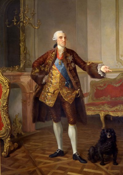 Retrato de Filipe I 1720-1765, Duque de Parma, 1765 de Laurent Pecheux