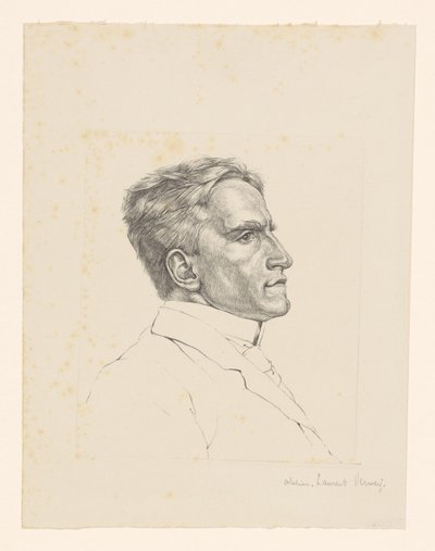 Retrato de um homem desconhecido de Laurent Verwey van Udenhout (workshop of)