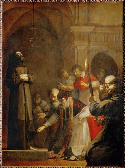 O Papa Nicolau V, em 1449 ... de Laurent de La Hire or La Hyre