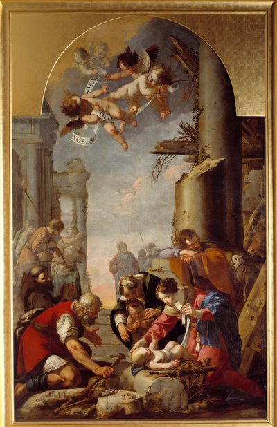 A Adoração dos Pastores Pintura por Laurent de la Hyre (Laurent de la Hire de Laurent de la Hyre