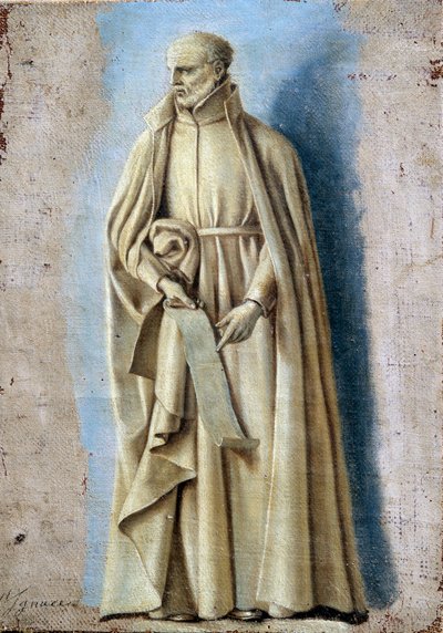Santo Inácio com um pergaminho contendo as regras da sua ordem Pintura com camaieu sobre tela por Laurent de La Hyre (1606-1656) Sol do século XVII. 0,33 x 0,23 m Paris. Museu do Louvre de Laurent de la Hyre