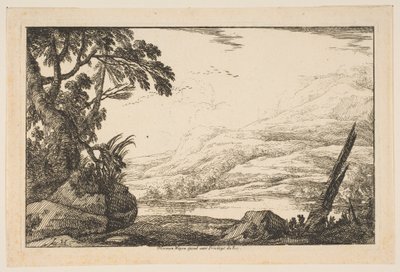 Grupo de árvores, 1640. de Laurent de la Hyre