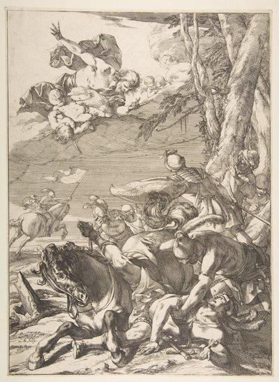 Conversão de São Paulo, ca. 1637 de Laurent de la Hyre