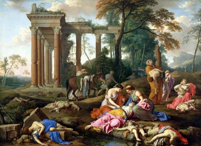 A morte dos filhos de Betel, 1653 de Laurent de la Hyre