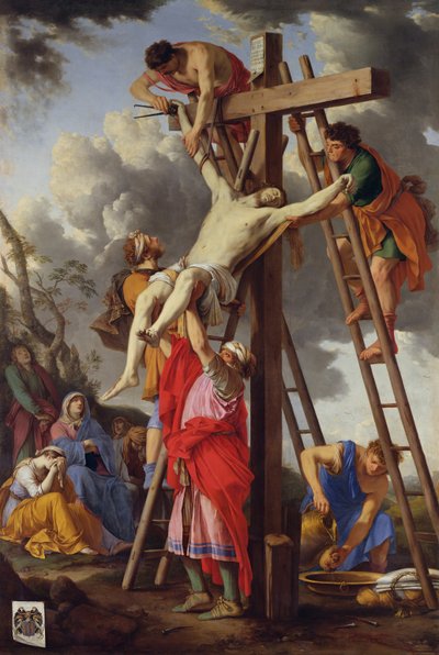 A deposição, 1655 de Laurent de la Hyre