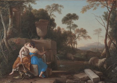 O Beijo da Paz e da Justiça, 1654 de Laurent de la Hyre
