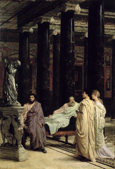 Um amante da arte de Lawrence Alma Tadema