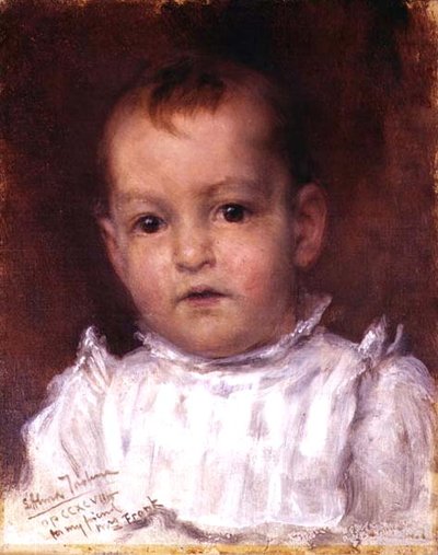 Retrato do Mestre John Alfred Parsons Millet de Lawrence Alma Tadema
