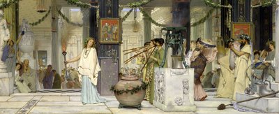 A festa das vindimas de Lawrence Alma-Tadema