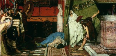 Um Imperador Romano, 41 d.C. - Cláudio de Lawrence Alma Tadema
