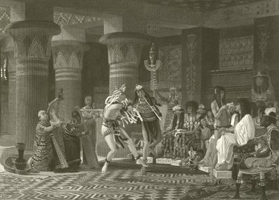 Zeitvertreib im alten Ägypten von Lawrence Alma Tadema