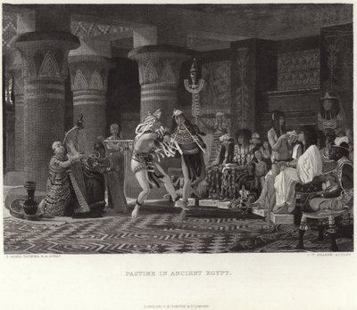Passatempo no antigo Egito de Lawrence Alma Tadema