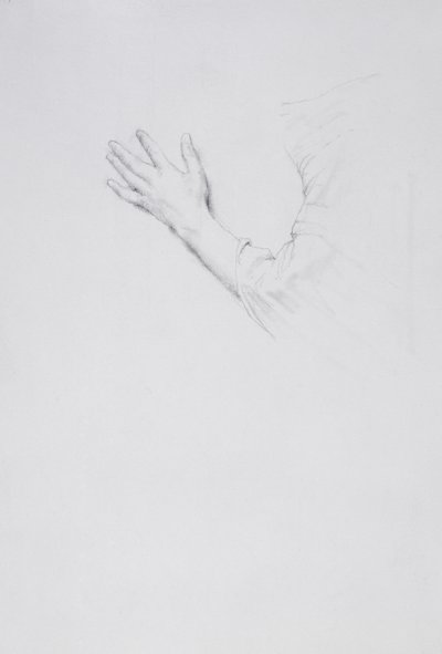 Studie einer linken Hand und eines Arms, um 1901 von Lawrence Alma Tadema