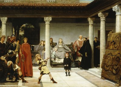 A educação dos filhos de Clovis de Lawrence Alma Tadema