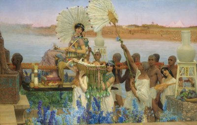 O Achado de Moisés de Lawrence Alma Tadema