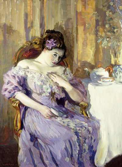 Senhora em lavanda de Lawton Parker