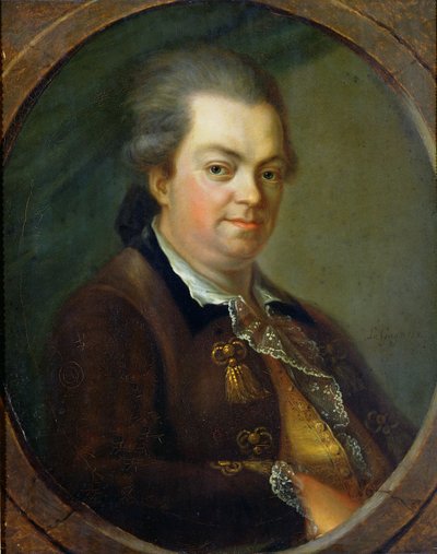 Retrato presumido ser Conde Alessandro di Cagliostro (1743-95) 1778 de Le Gay
