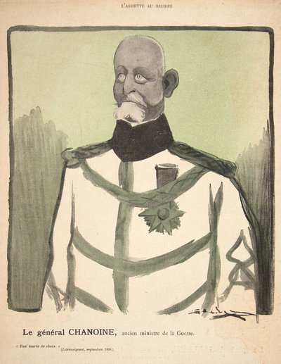 General Chanoine, ex-ministro da Guerra, ilustração de 