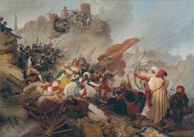 Tempestade dos Turcos no Bastião do Leão de Leander Russ