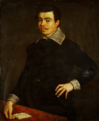 Retrato de Daniel Hopffer (sobre tela) de Leandro Bassano
