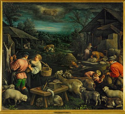 abril (pintura sobre tela) de Leandro da Ponte Bassano