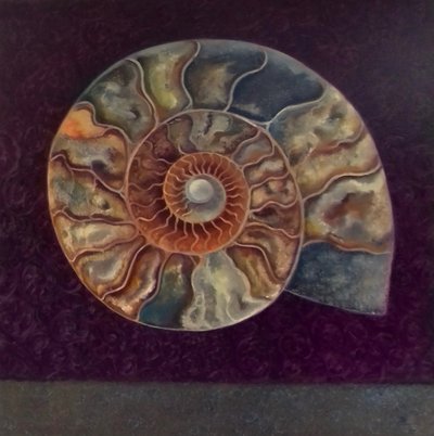 Amonite, Magenta, 2021 de Lee Campbell