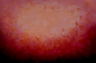 Firebirds, 2024 (óleo sobre tela) de Lee Campbell