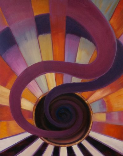 Jazz 2 2012 (óleo sobre tela) Abstrato, música de Lee Campbell