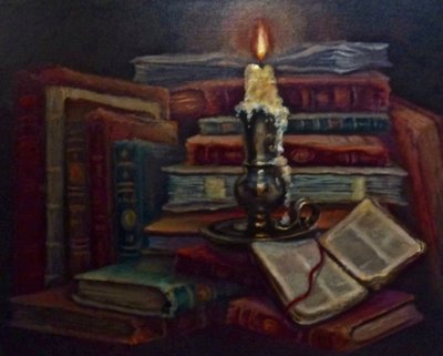 Lambent Seeker, 2024 (óleo sobre tela) de Lee Campbell