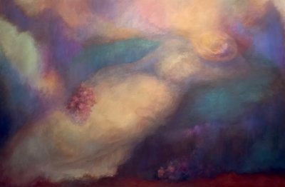 Sombras de lavanda, 2025 (óleo sobre tela) de Lee Campbell