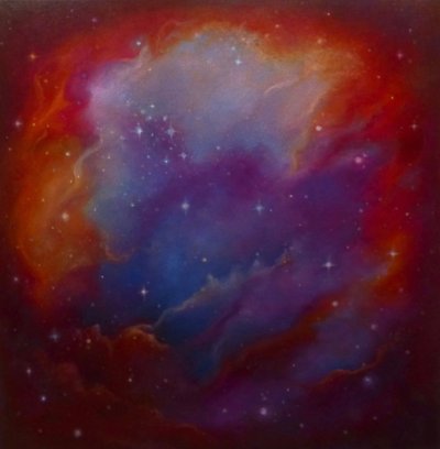 Nebula Carmine, 2023 de Lee Campbell