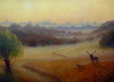 Richmond Park Autumn Morning, 2020 de Lee Campbell
