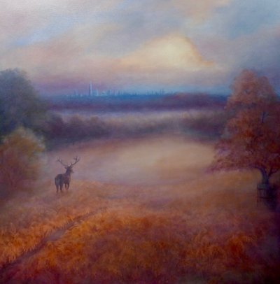 Richmond Park com vista para a cidade, 2020 de Lee Campbell