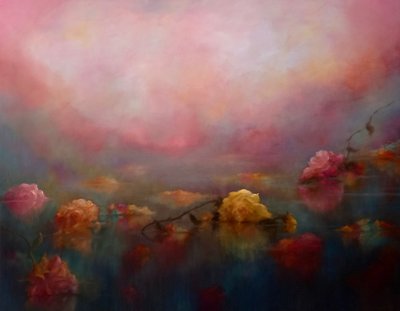 Roses Drift, 2025 (óleo sobre tela) de Lee Campbell