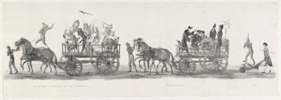 Cinco faculdades e uma promoção pública, 1835 Representação simbólica das cinco Faculdades / Promoção Pública (título no objeto) As performances individuais que a ascensão realizada por H.H. Alunos da Leidsche Hoogeschool no dia 9 de fevereiro: 1 de Leendert Springer (I)
