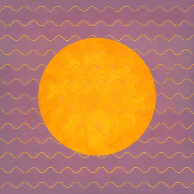 Summer Sunrise, 2022 (acrílico sobre tela) de Leigh Glover